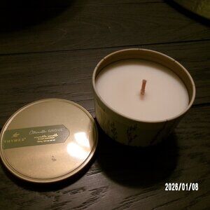 Thymes CITRONELLA GROVE AROMATIC Candle - 6.5 oz in Metal Tin NEW